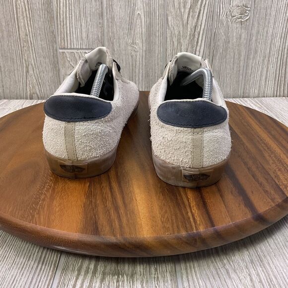 VANS Off The Wall Skater Shoe Pro Sport Low Sneaker Textured Leather Cream Black - Picture 5 of 11